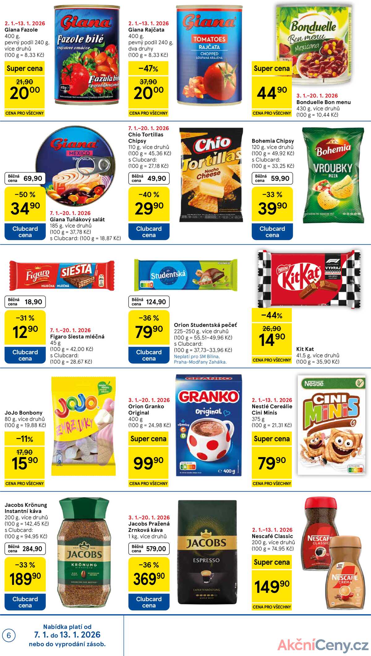 Tesco supermarkety od 7.1. do 13.1.2026 strana 6