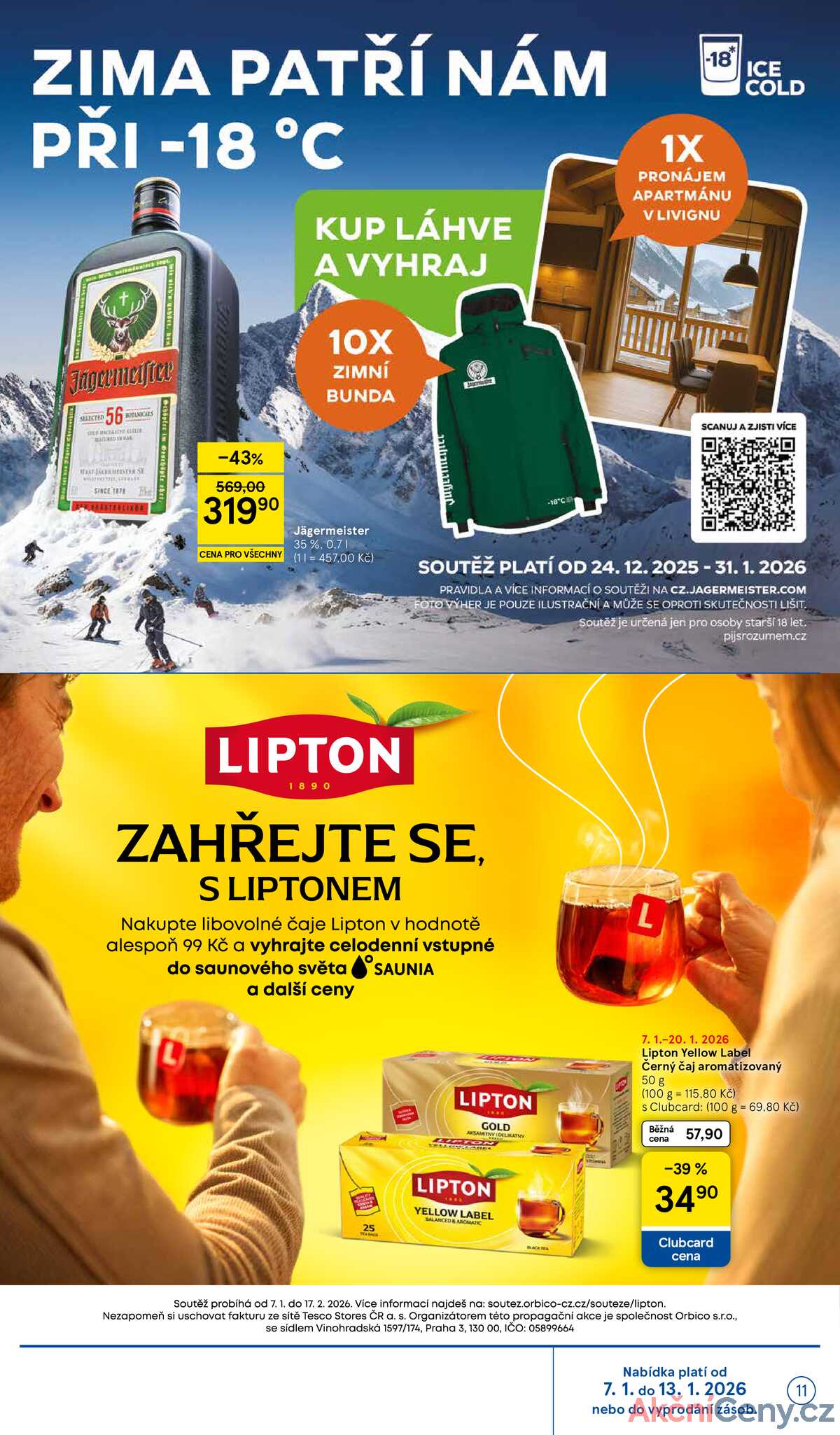 Tesco malé hypermarkety od 7.1. do 13.1.2026 strana 11