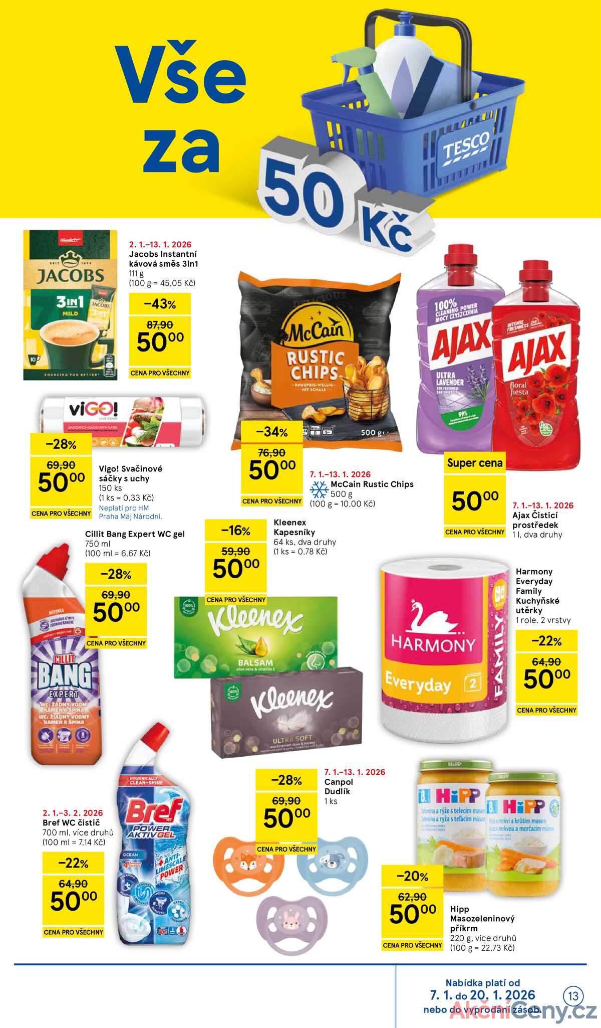 Tesco malé hypermarkety od 7.1. do 13.1.2026 strana 13