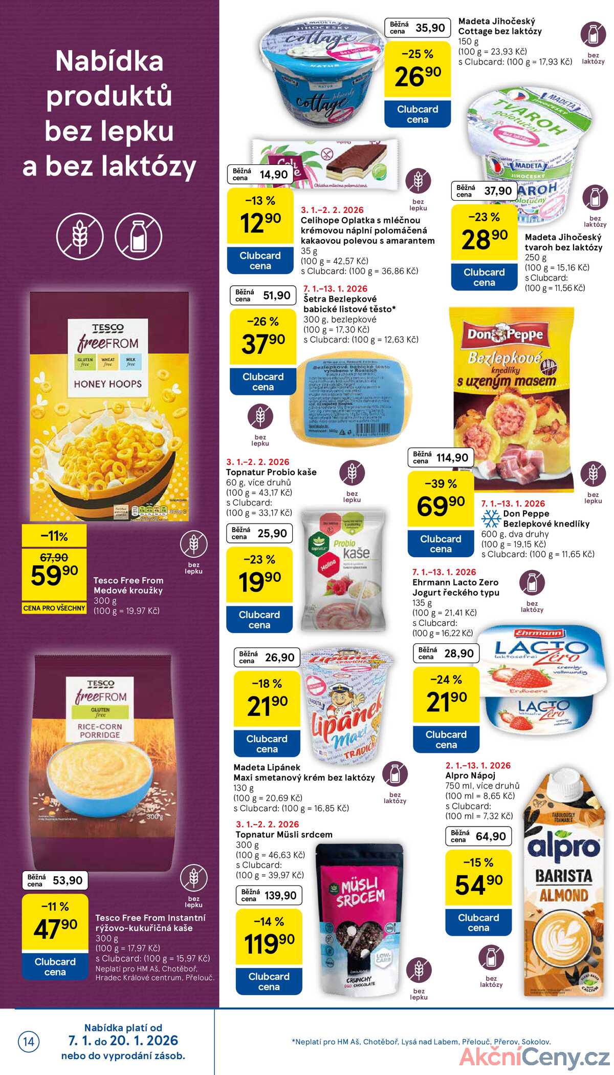 Tesco malé hypermarkety od 7.1. do 13.1.2026 strana 14