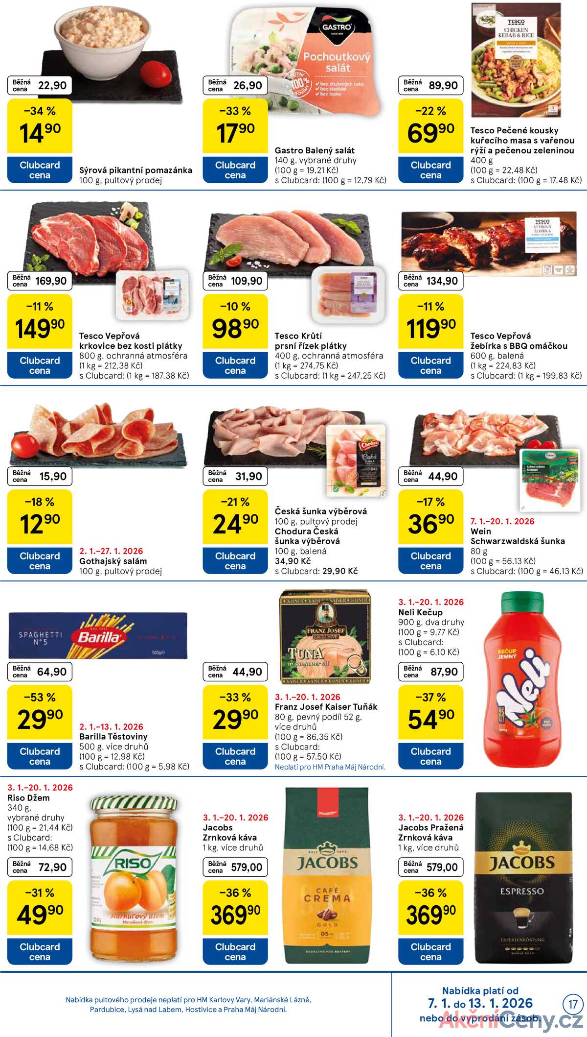 Tesco malé hypermarkety od 7.1. do 13.1.2026 strana 17