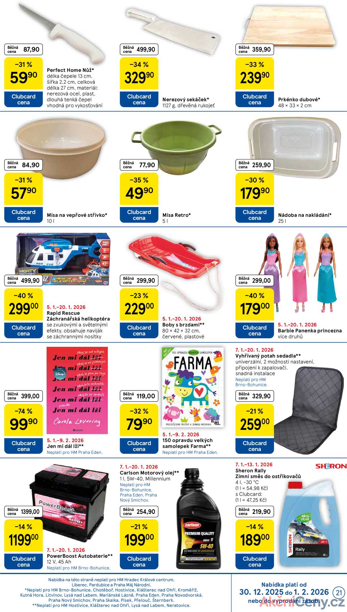 Tesco malé hypermarkety od 7.1. do 13.1.2026 strana 21