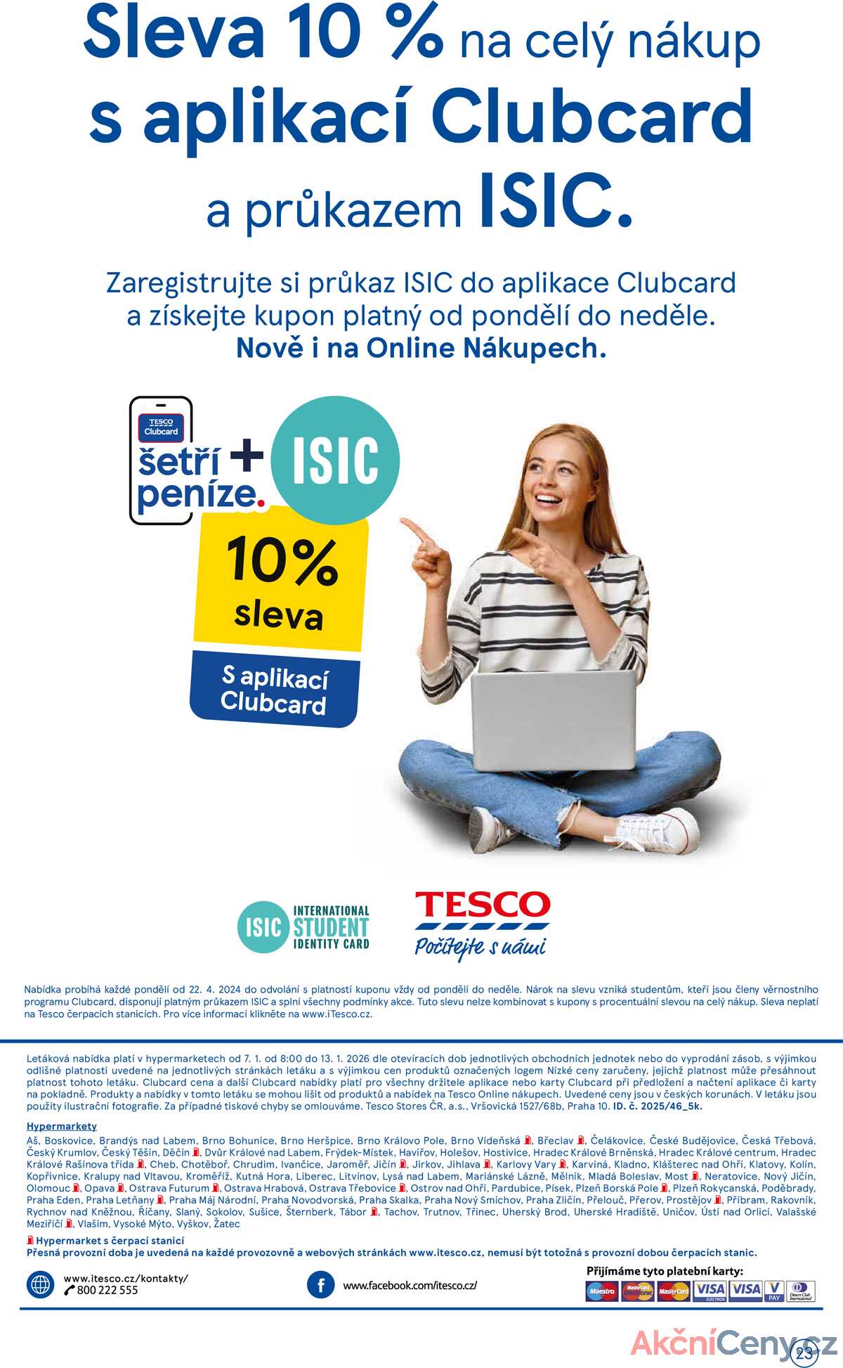 Tesco malé hypermarkety od 7.1. do 13.1.2026 strana 23