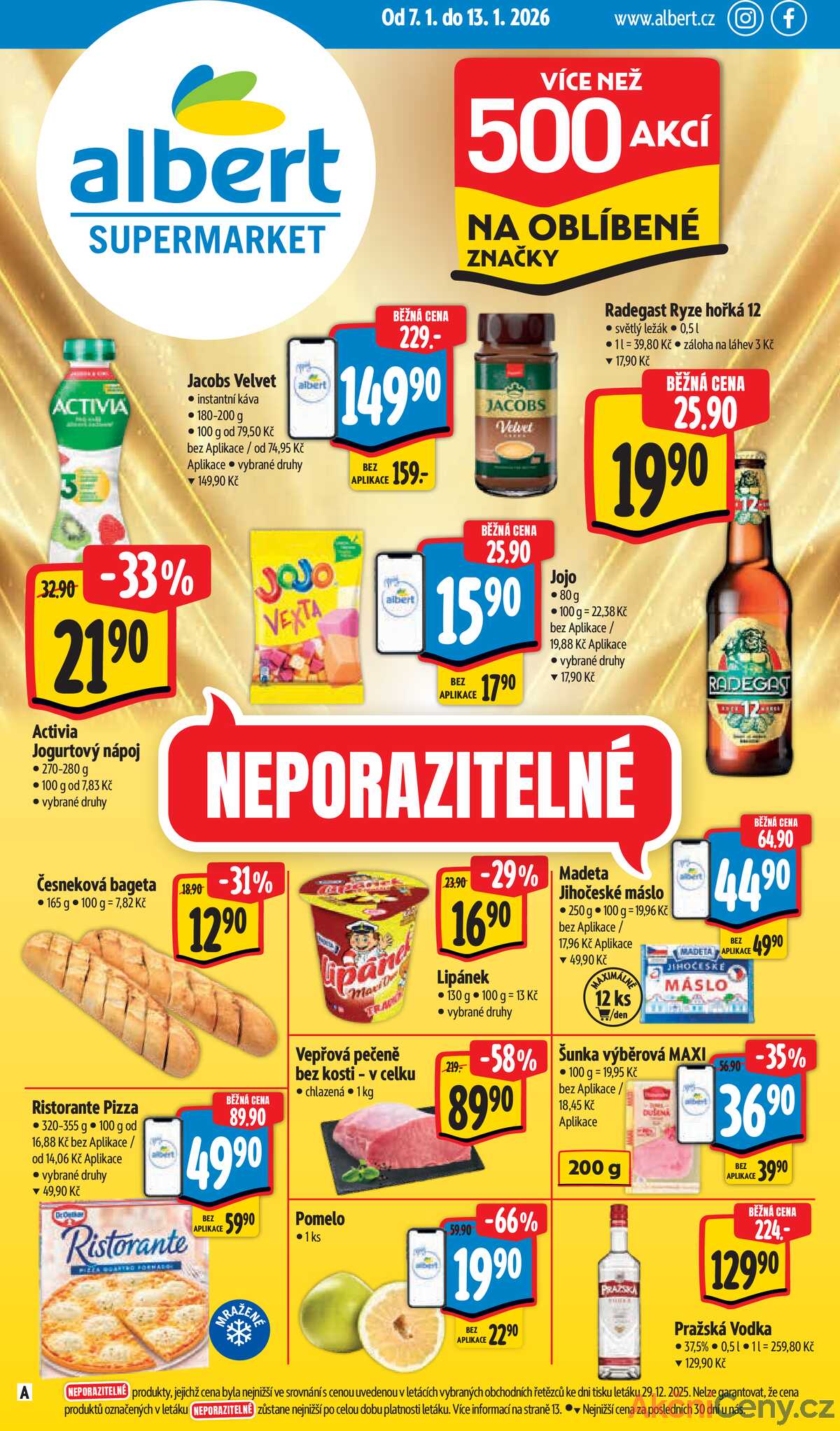 Albert Supermarket od 7.1. do 13.1.2026 strana 1
