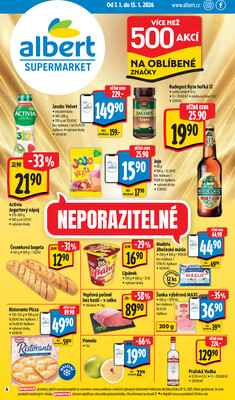 Leták Albert Supermarket od 7.1. do 13.1.2026