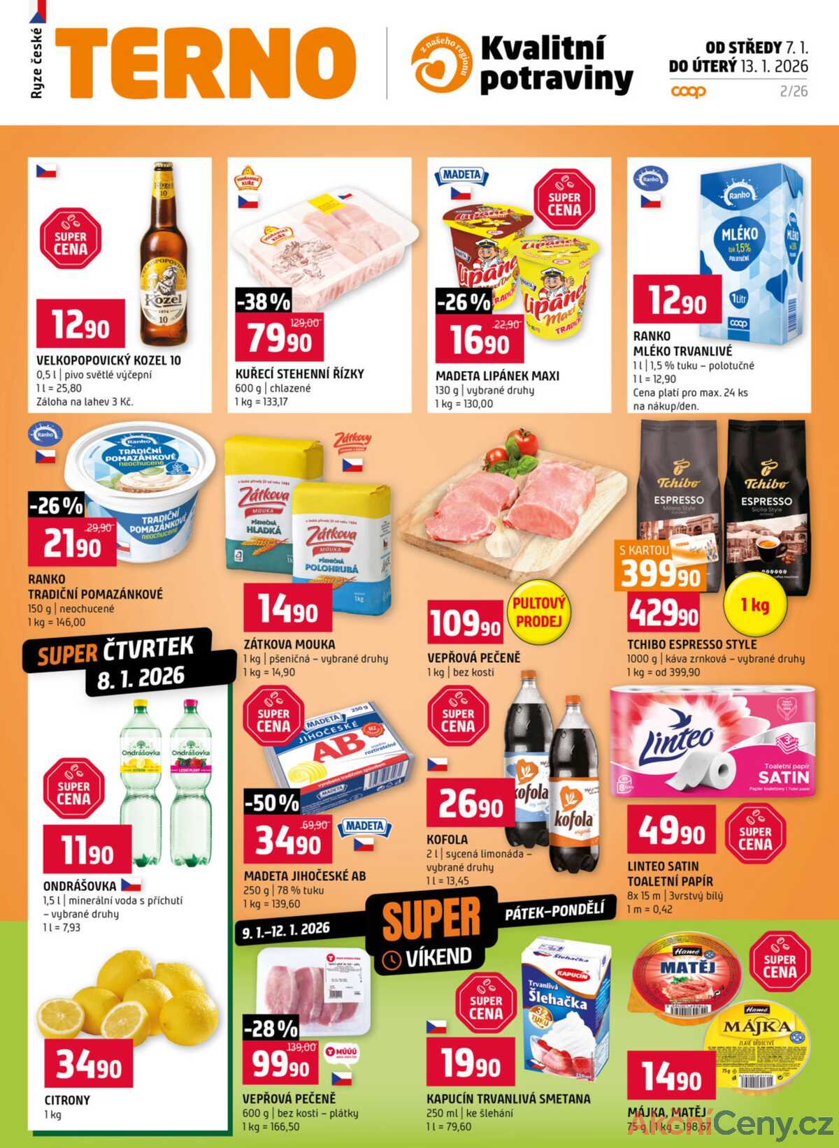 Terno Strakonice a Blatná 7.1. - 13.1. strana 1