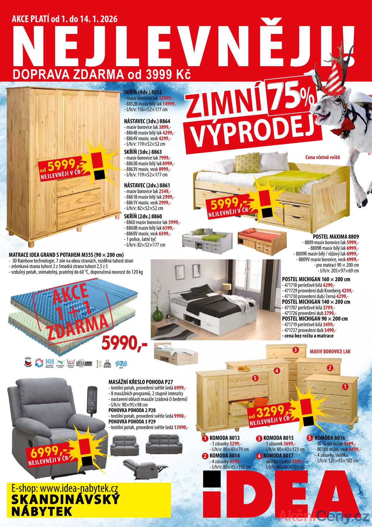 IDEA nábytek od 1.1. do 14.1.2026 strana 1