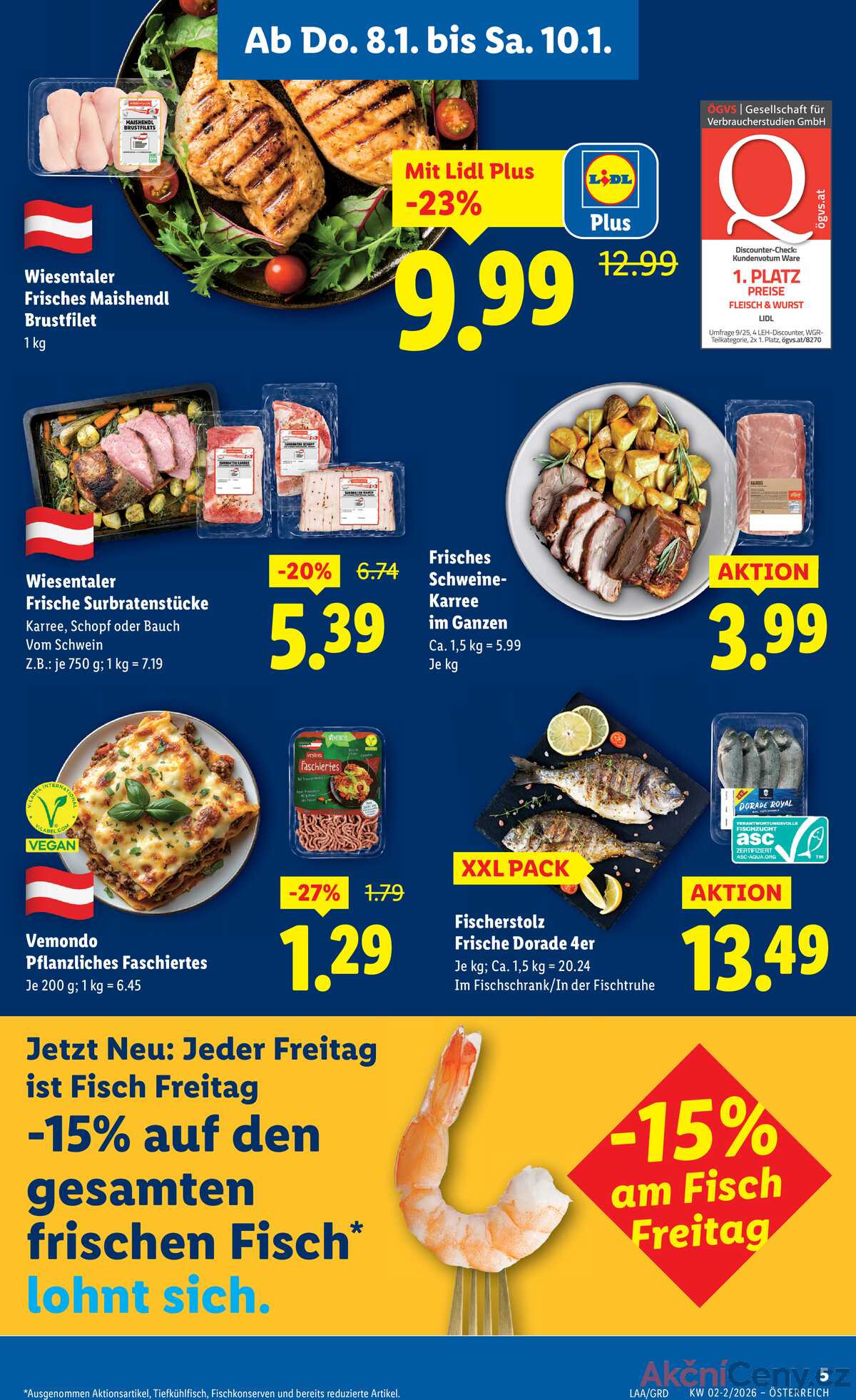 Leták Lidl Rakousko 8.1.-14.1.2026 strana 7
