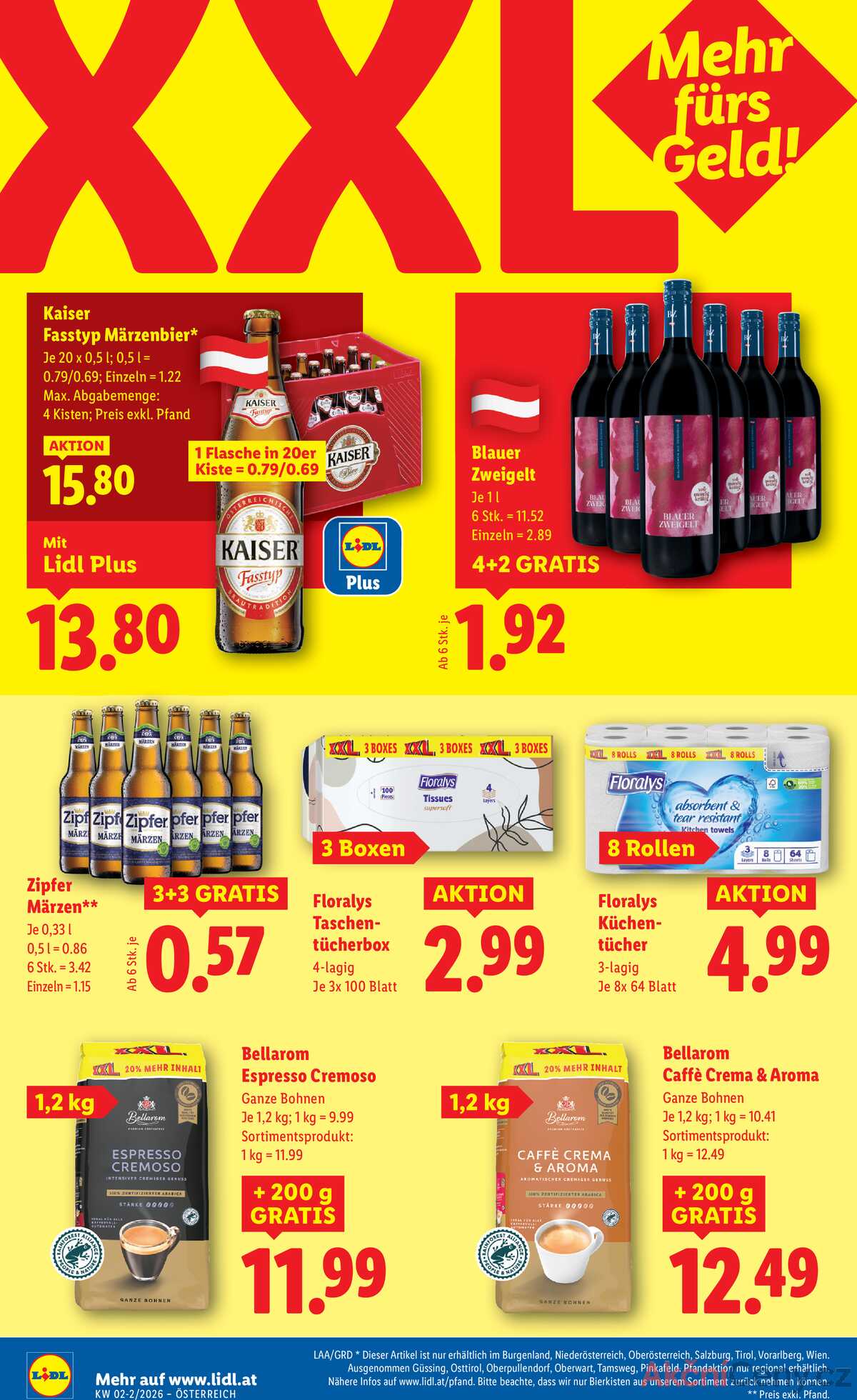 Leták Lidl Rakousko 8.1.-14.1.2026 strana 14