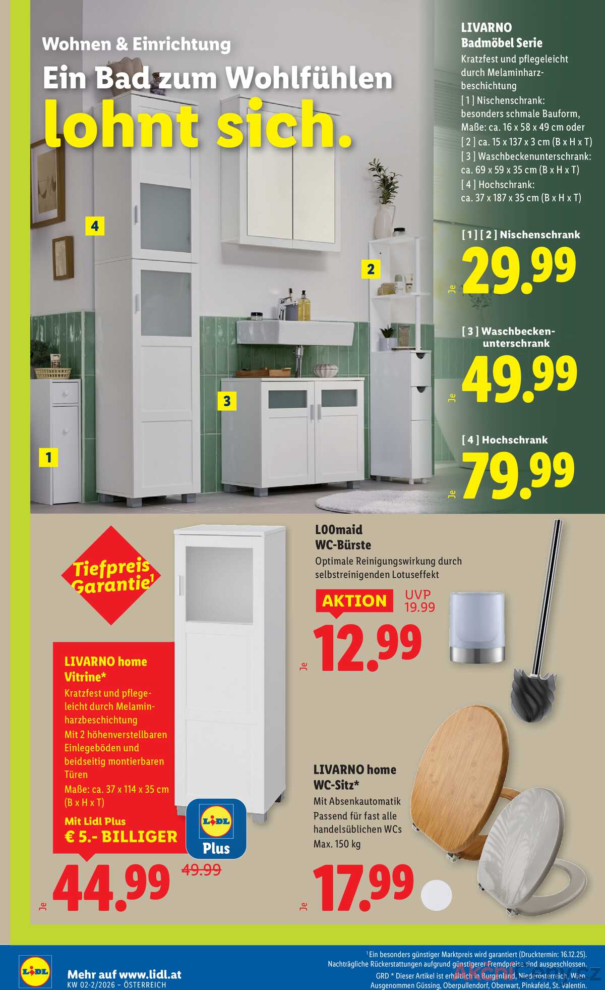 Leták Lidl Rakousko 8.1.-14.1.2026 strana 22