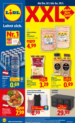 Leták Lidl Rakousko 8.1.-14.1.2026