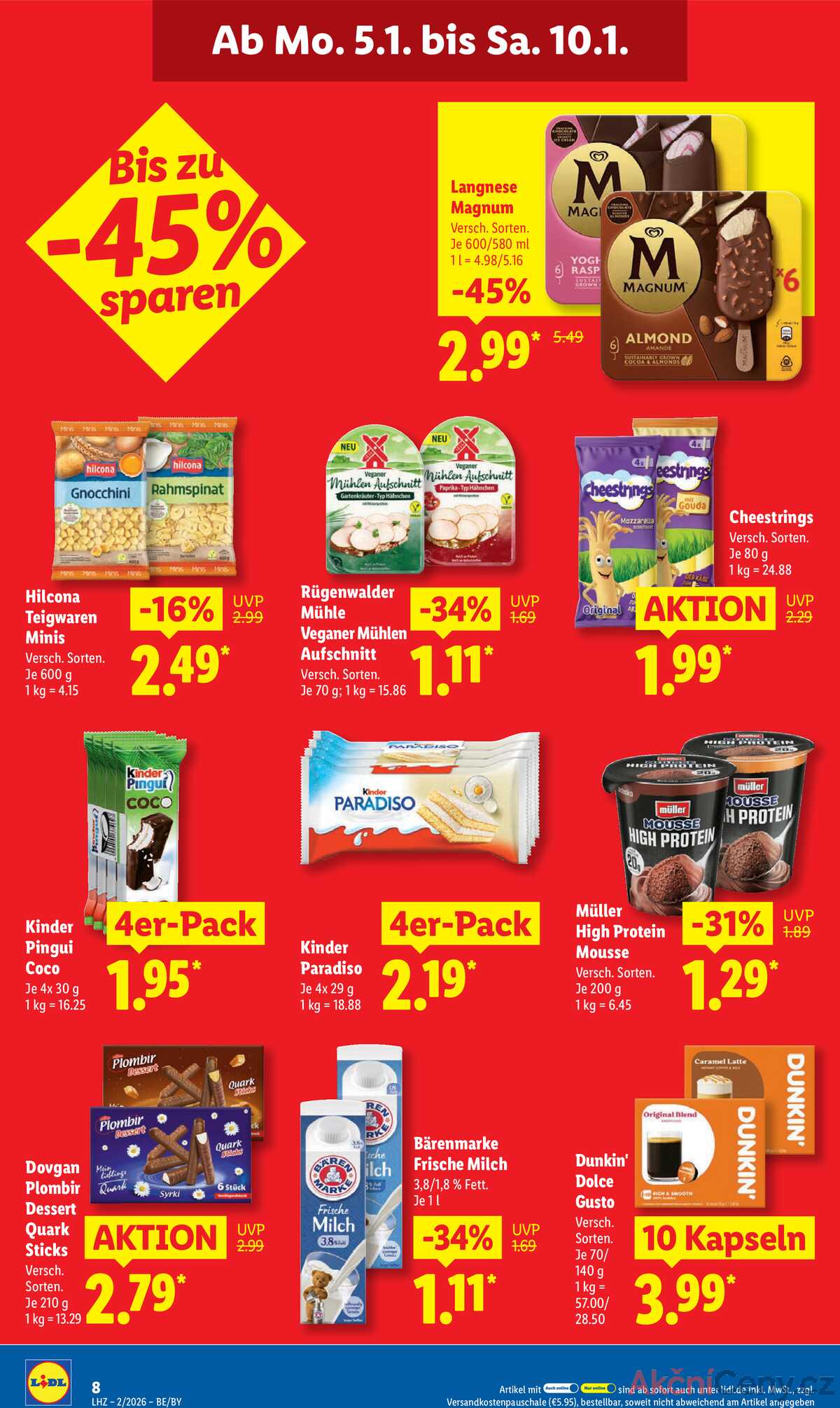 Leták Lidl Německo 5.1.-10.1.2026 strana 14