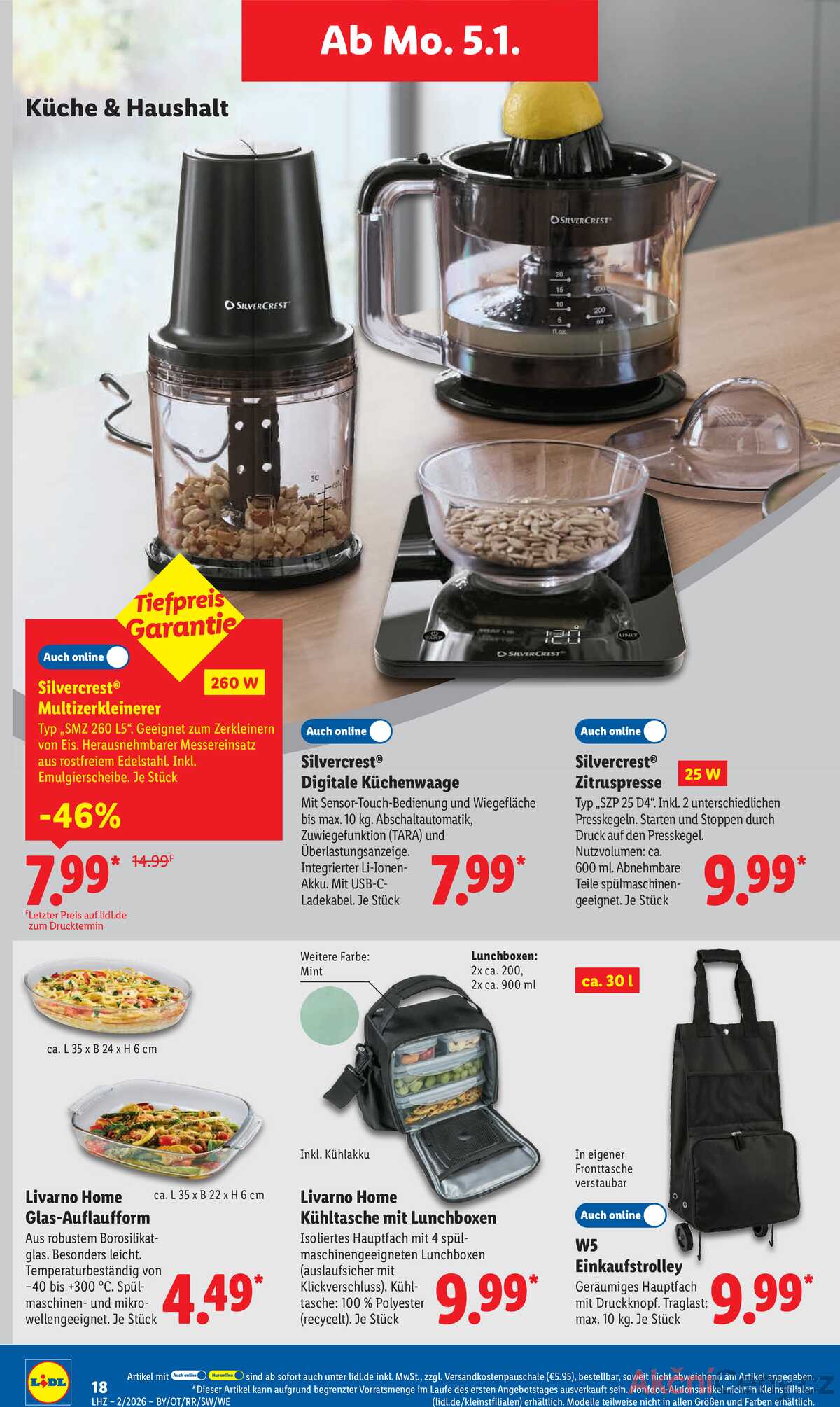 Leták Lidl Německo 5.1.-10.1.2026 strana 26