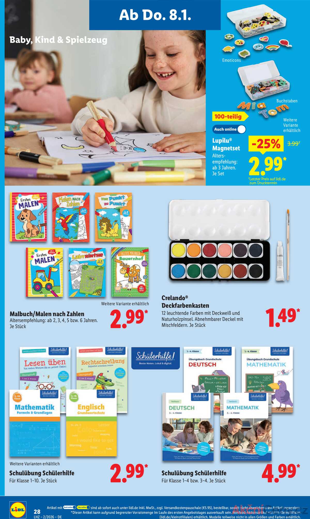 Leták Lidl Německo 5.1.-10.1.2026 strana 40