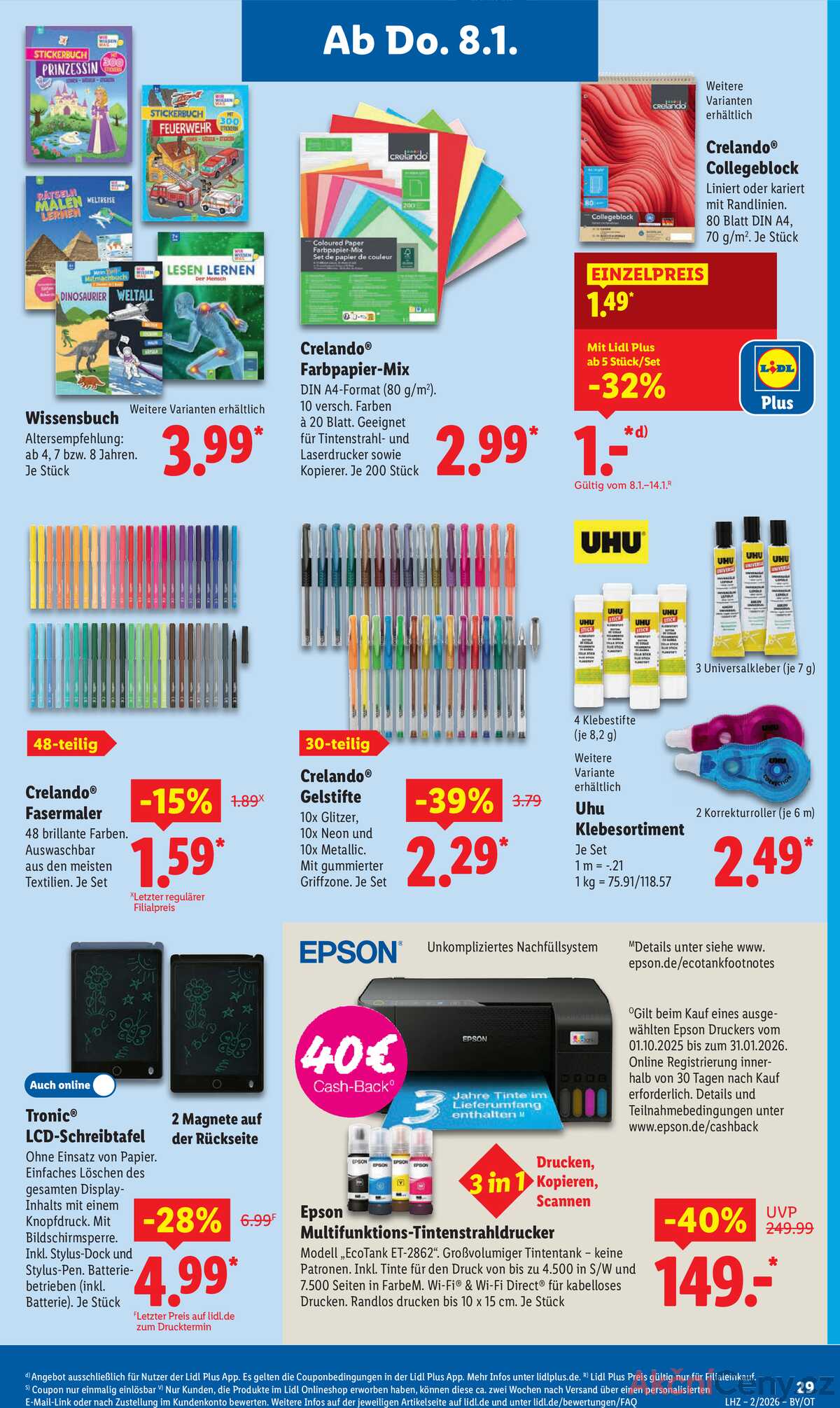 Leták Lidl Německo 5.1.-10.1.2026 strana 41