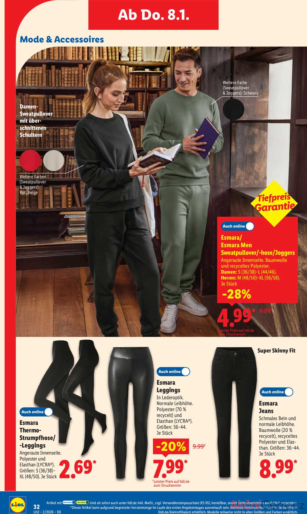 Leták Lidl Německo 5.1.-10.1.2026 strana 44