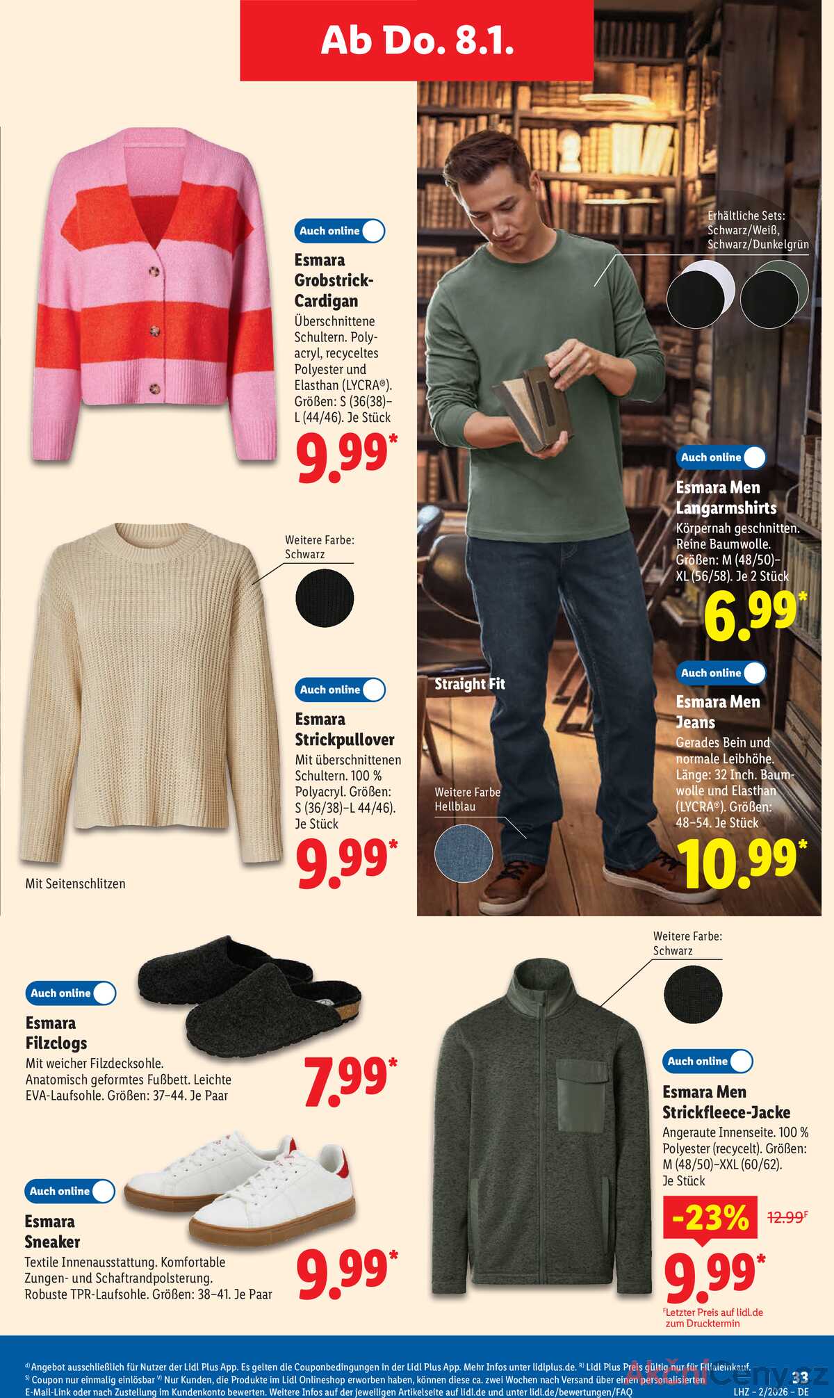 Leták Lidl Německo 5.1.-10.1.2026 strana 45