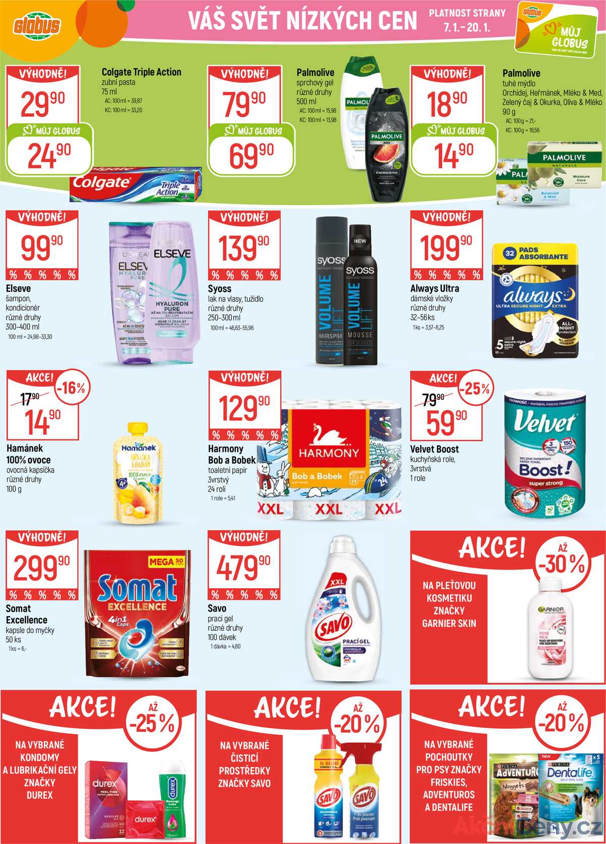 Akční leták Globus 7.1. - 13.1.2026 - Globus Praha - Centrum Černý Most strana 23