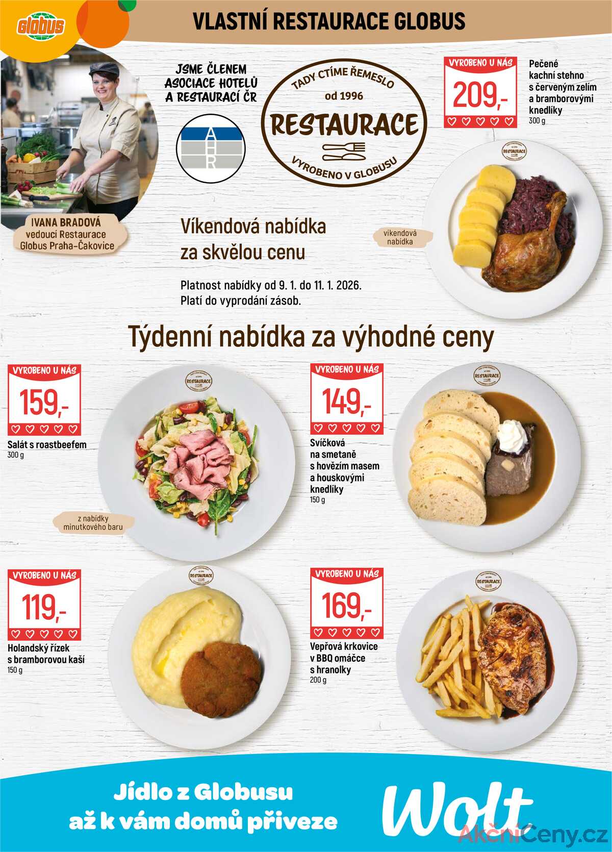 Akční leták Globus 7.1. - 13.1.2026 - Globus Praha - Čakovice strana 9