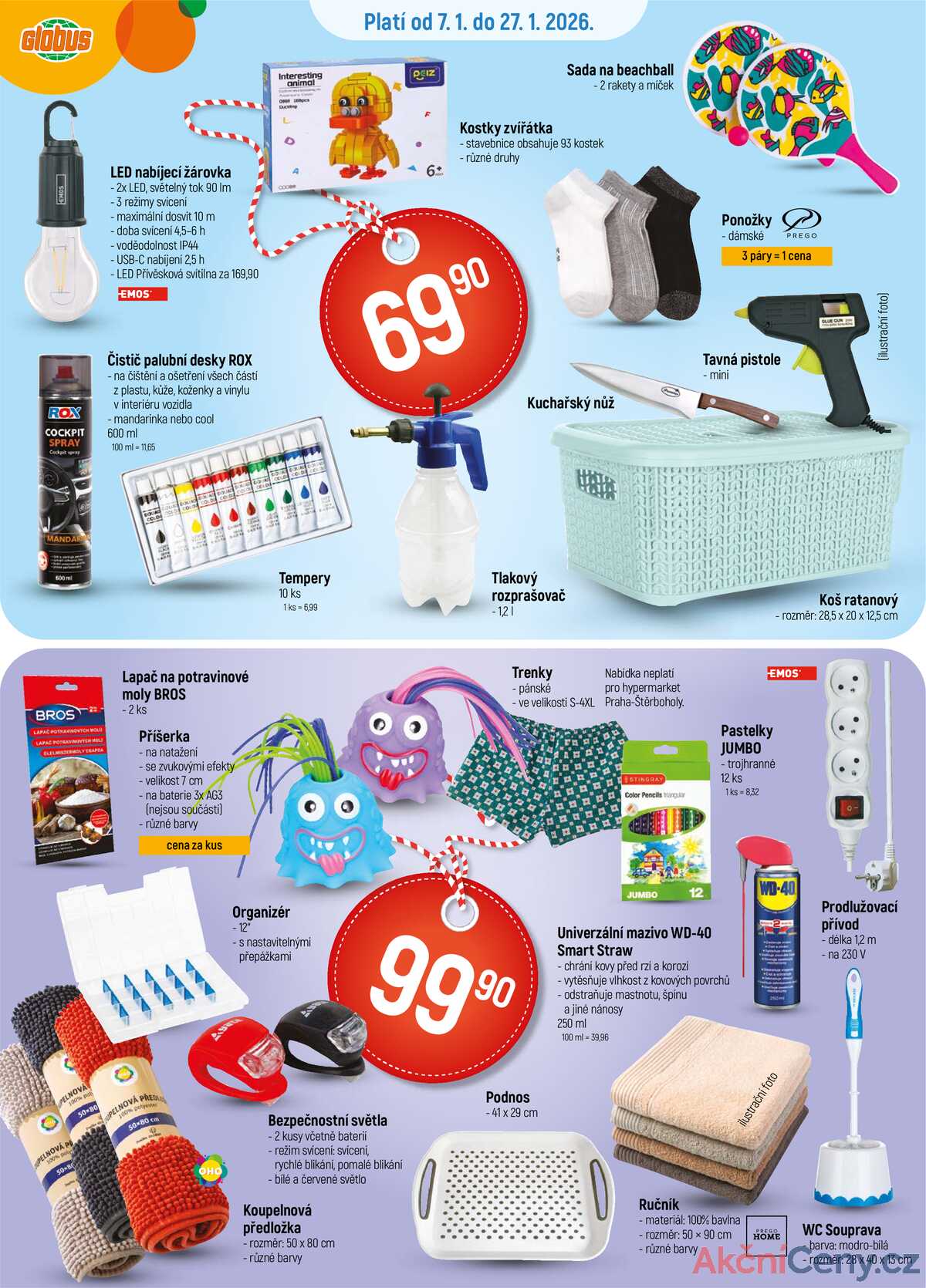 Akční leták Globus 7.1. - 13.1.2026 - Globus Praha - Zličín strana 13