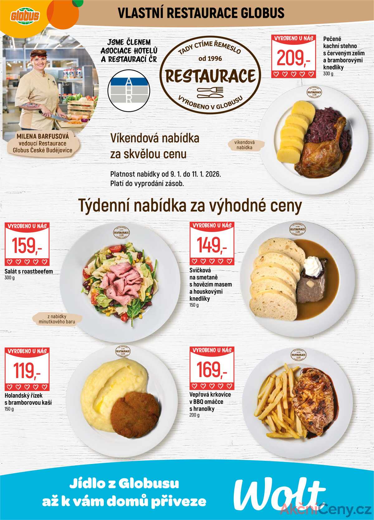 Akční leták Globus 7.1. - 13.1.2026 - Globus České Budějovice strana 9