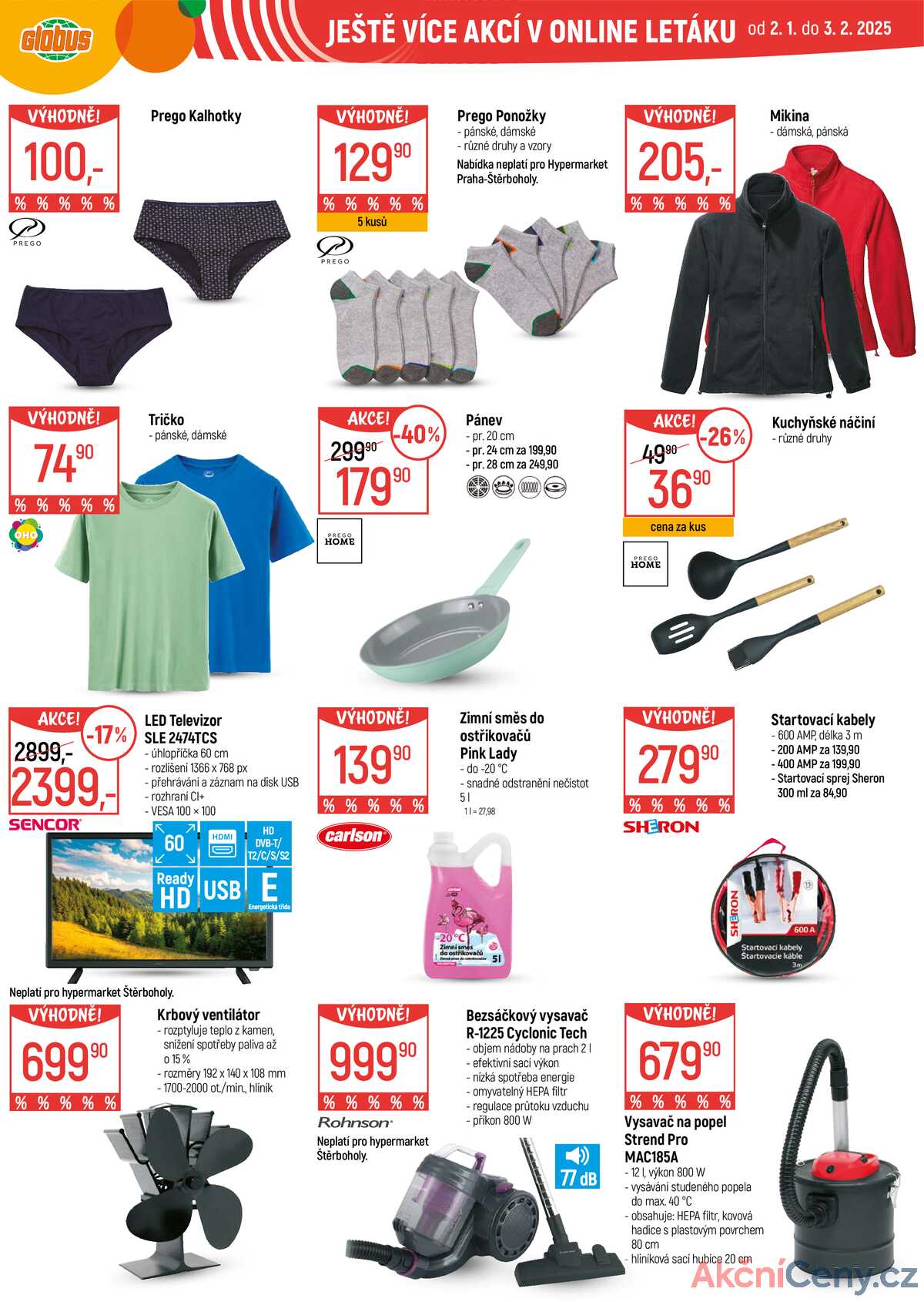 Akční leták Globus 7.1. - 13.1.2026 - Globus Chomutov strana 34