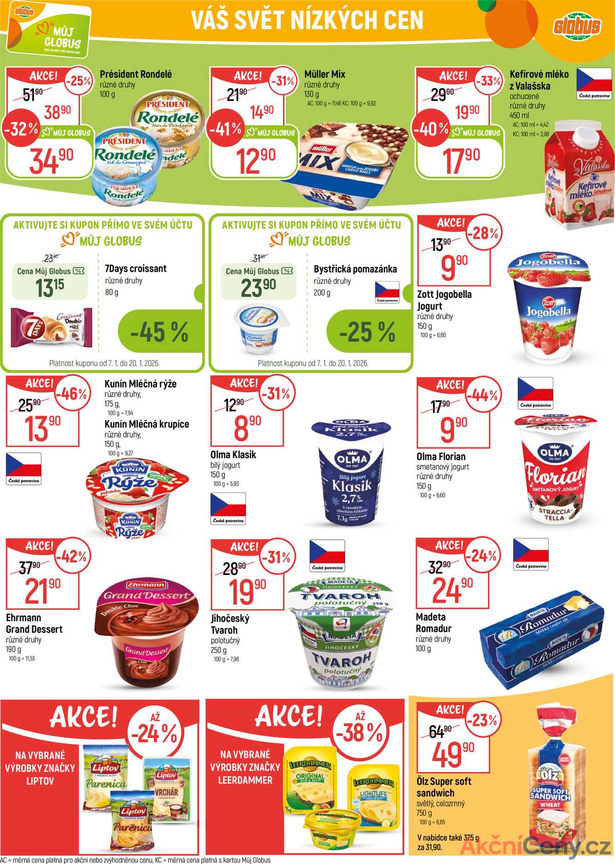 Akční leták Globus 7.1. - 13.1.2026 - Globus Pardubice strana 17
