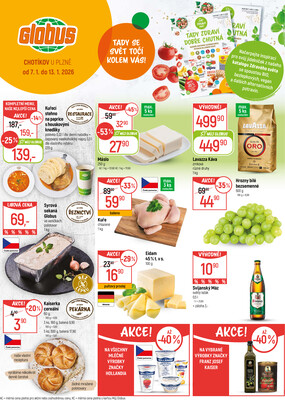 Akční leták Globus 7.1. - 13.1.2026 - Globus Chotíkov u Plzně
