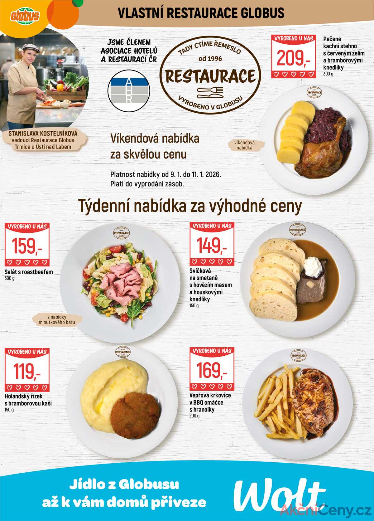 Akční leták Globus 7.1. - 13.1.2026 - Globus Trmice u Ústí nad Labem strana 9