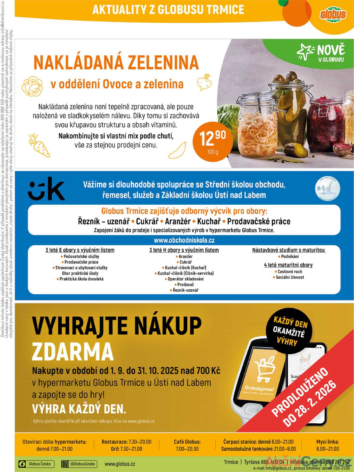 Akční leták Globus 7.1. - 13.1.2026 - Globus Trmice u Ústí nad Labem strana 26