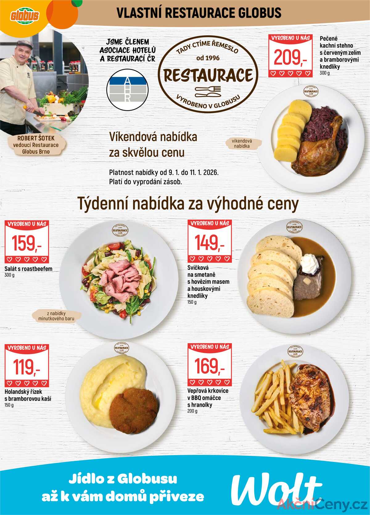 Akční leták Globus 7.1. - 13.1.2026 - Globus Brno Ivanovice strana 9