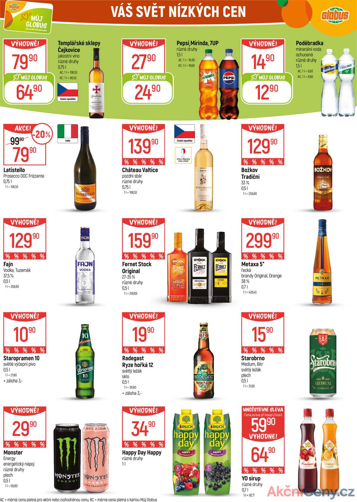 Akční leták Globus 7.1. - 13.1.2026 - Globus Brno Ivanovice strana 22
