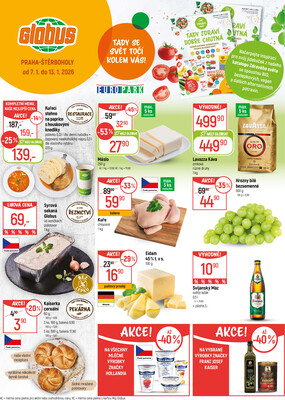 Akční leták Globus 7.1. - 13.1.2026 - Globus Praha - Štěrboholy