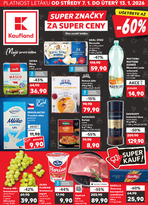 Leták Kaufland 7.1. - 13.1. - Kaufland - Prachatice
