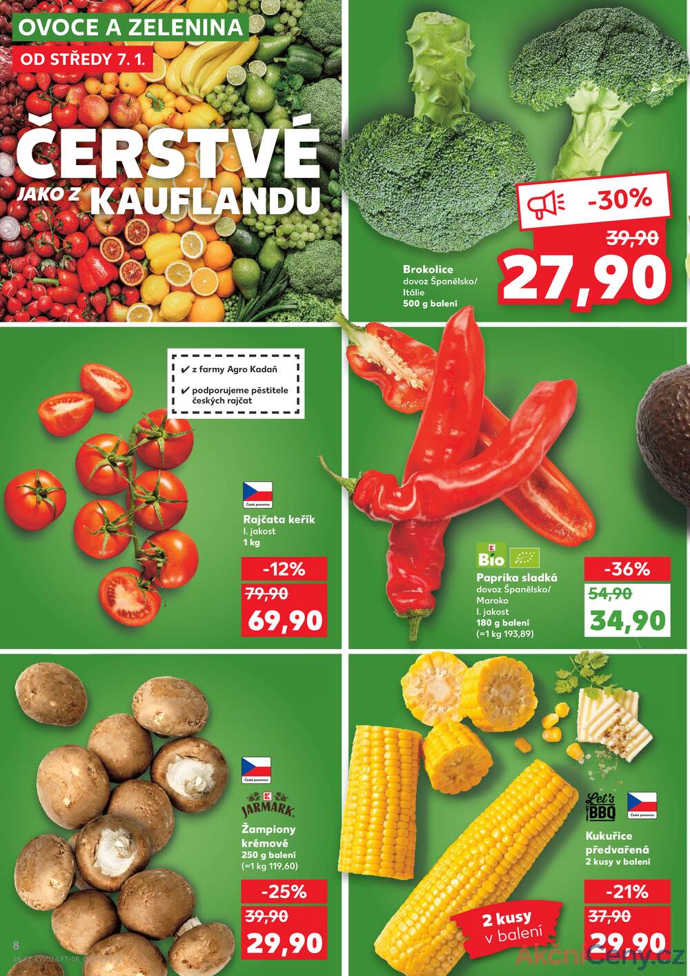 Leták Kaufland - Kaufland 7.1. - 13.1. - Kaufland - Česká Třebová - strana 8