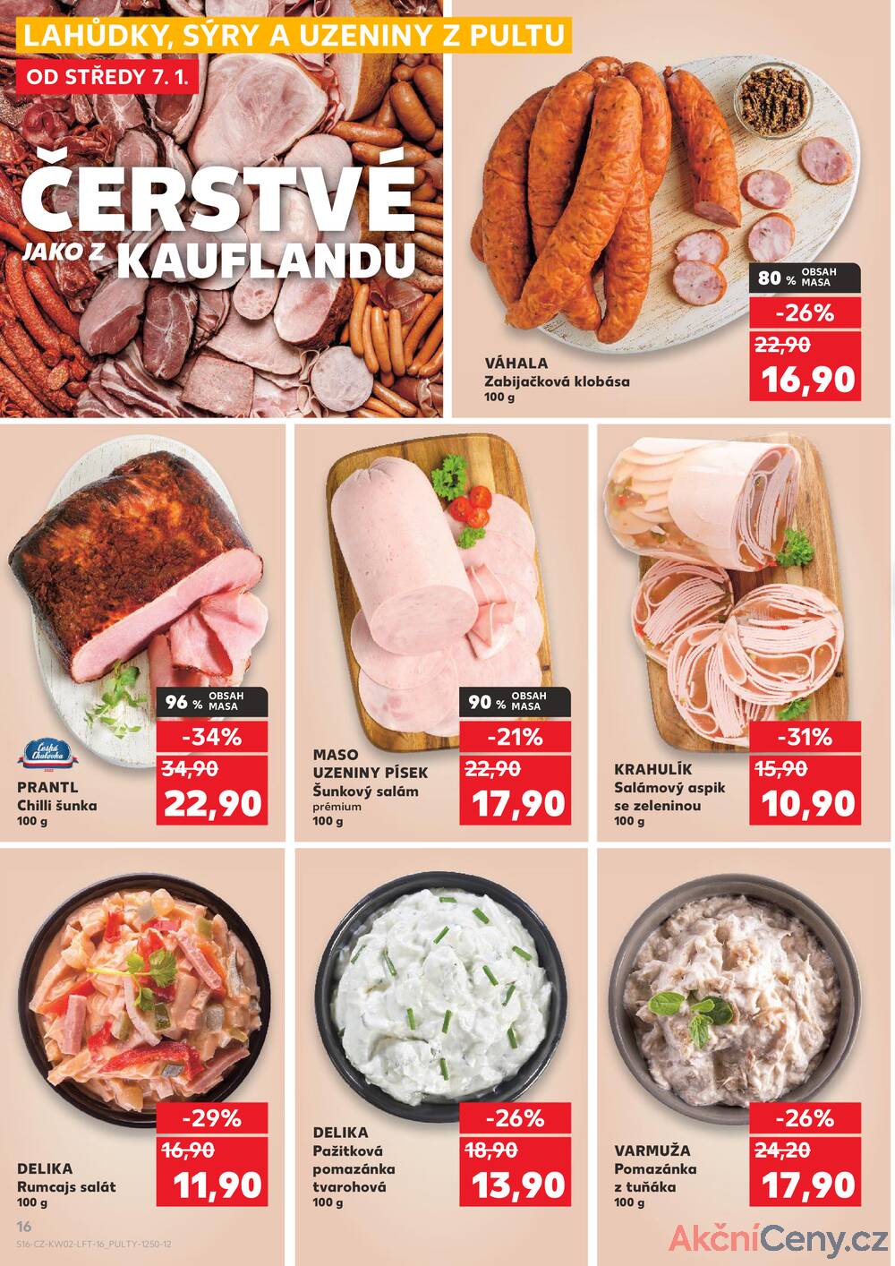 Leták Kaufland - Kaufland 7.1. - 13.1. - Kaufland Přerov (Želatovská) - strana 16