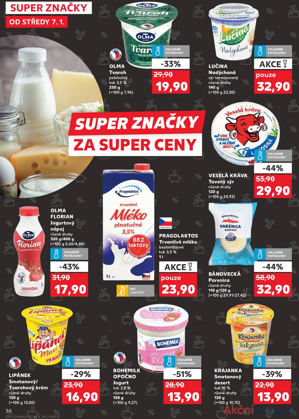 Leták Kaufland - Kaufland 7.1. - 13.1. - Kaufland - Kuřim - strana 34