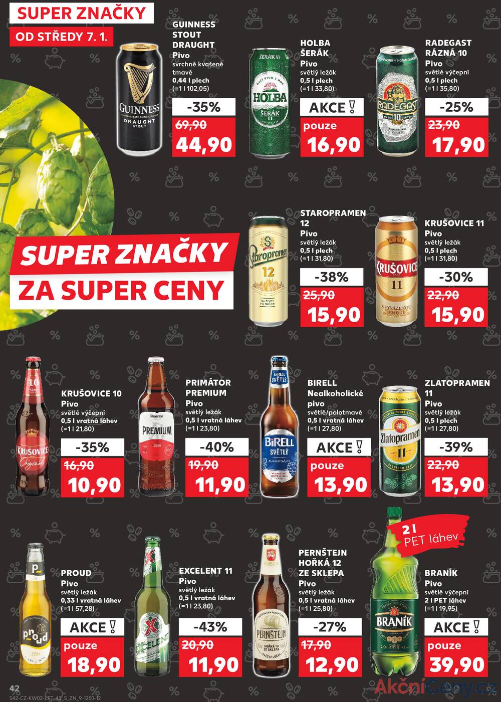 Leták Kaufland - Kaufland 7.1. - 13.1. - Kaufland - Kuřim - strana 42