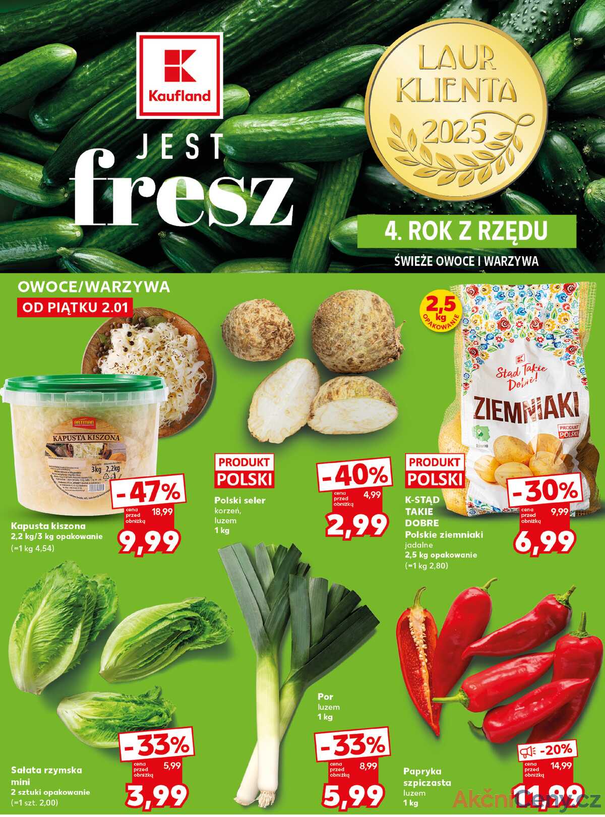 Leták Kaufland Polsko 5.1.-7.1.2026 - Silný start strana 14