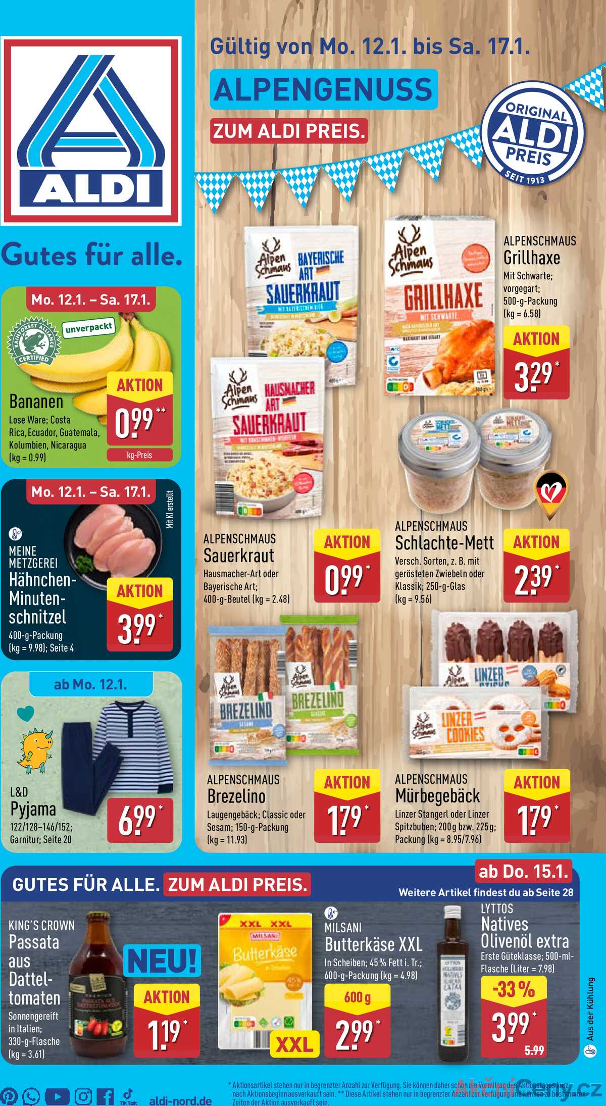 Leták ALDI Německo 12.1.-18.1.2026 strana 1