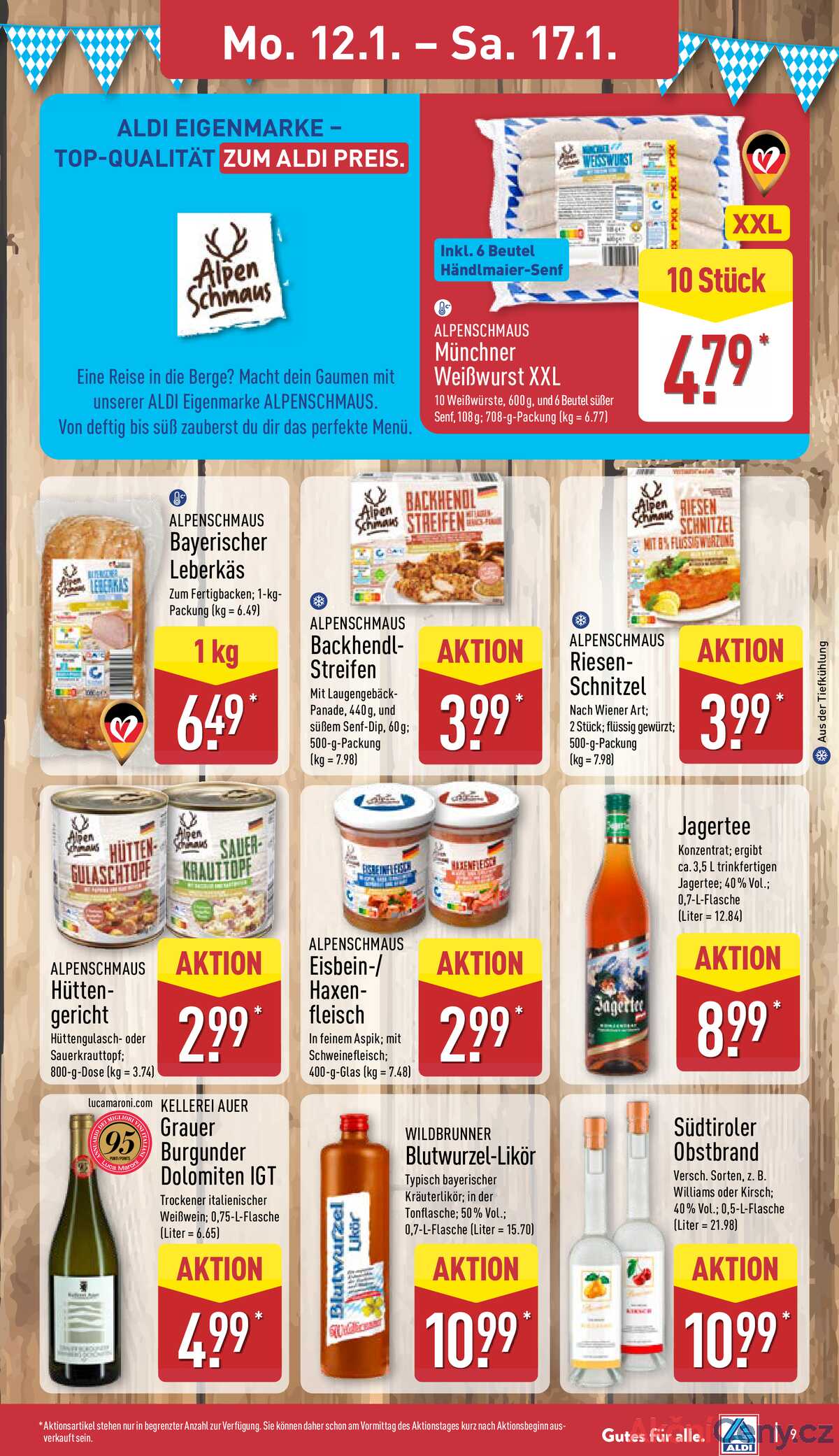 Leták ALDI Německo 12.1.-18.1.2026 strana 9