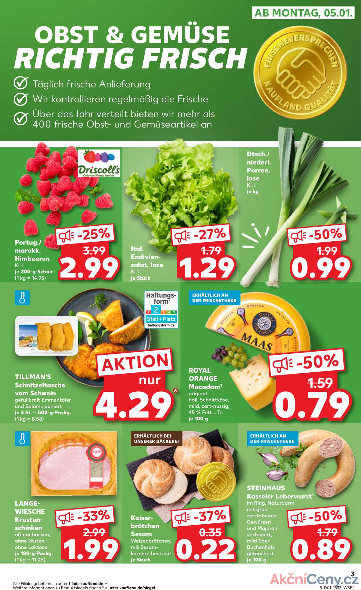 Leták Kaufland Německo 4.1.-7.1.2026 strana 3