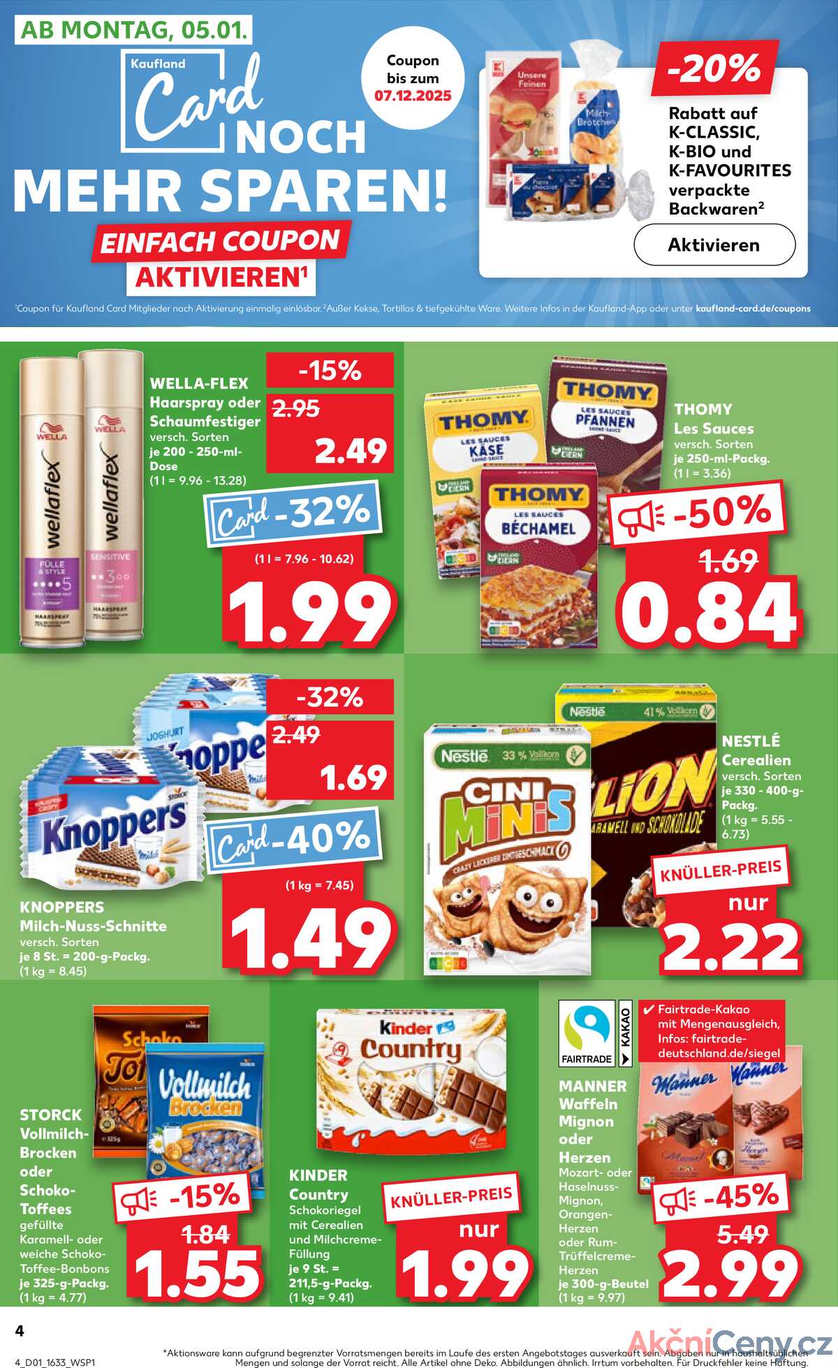 Leták Kaufland Německo 4.1.-7.1.2026 strana 4