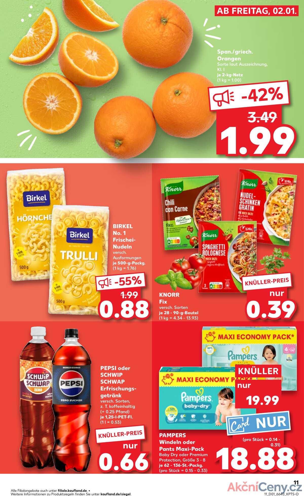 Leták Kaufland Německo 4.1.-7.1.2026 strana 11
