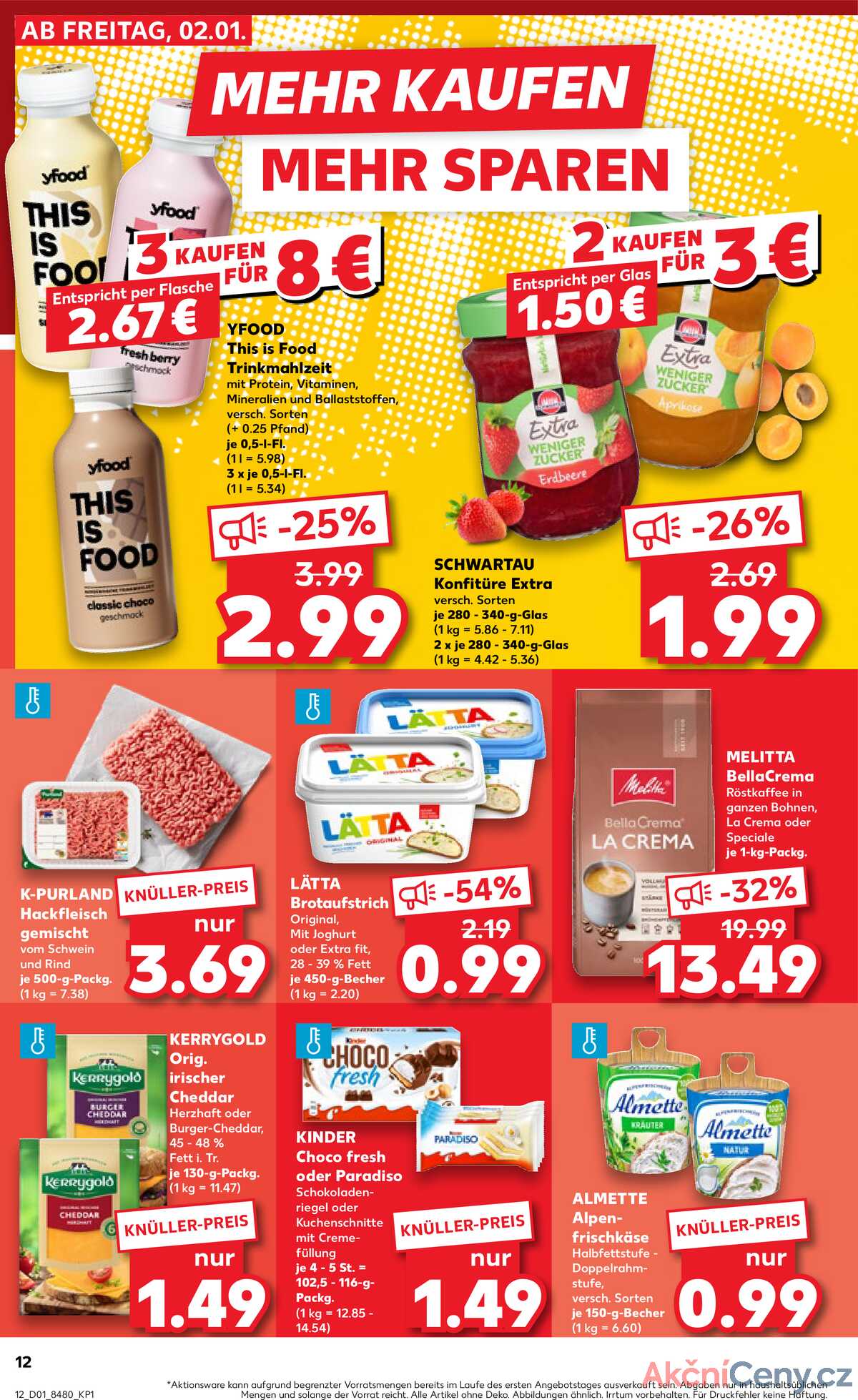 Leták Kaufland Německo 4.1.-7.1.2026 strana 12