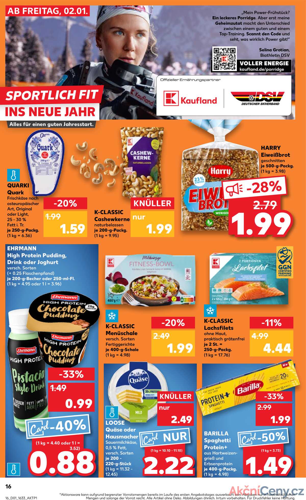 Leták Kaufland Německo 4.1.-7.1.2026 strana 16