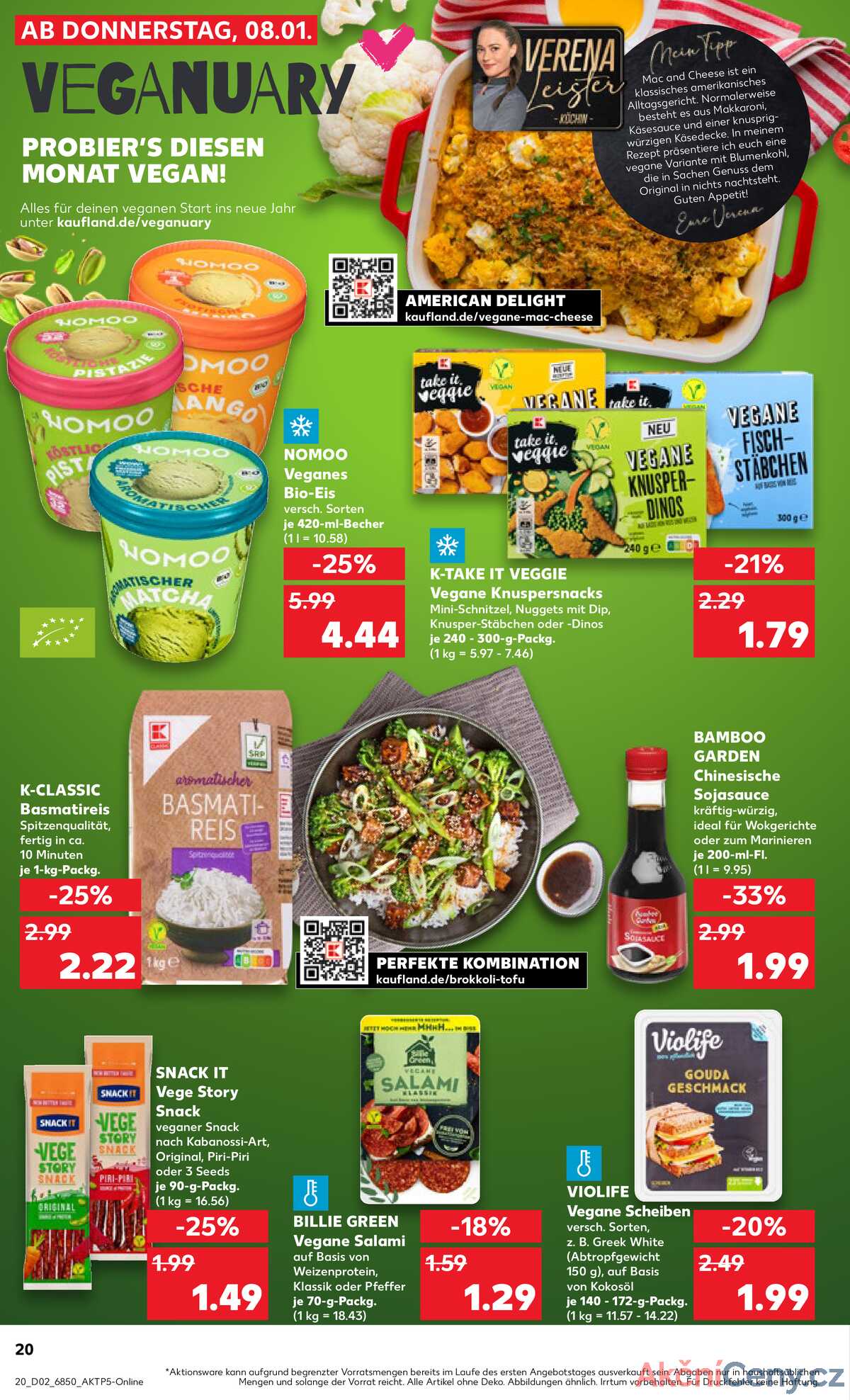 Leták Kaufland Německo 8.1.-14.1.2026 strana 20