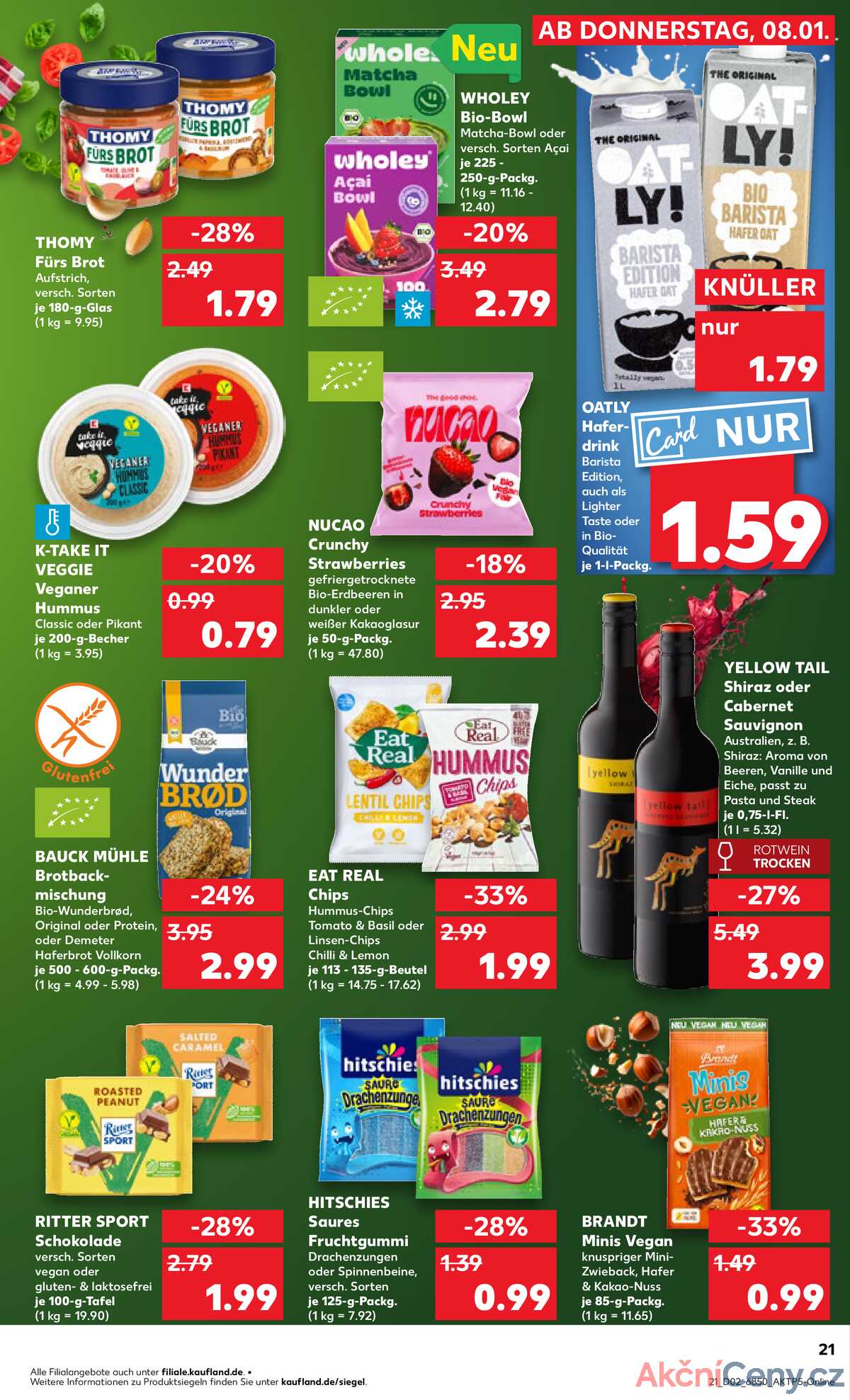 Leták Kaufland Německo 8.1.-14.1.2026 strana 21