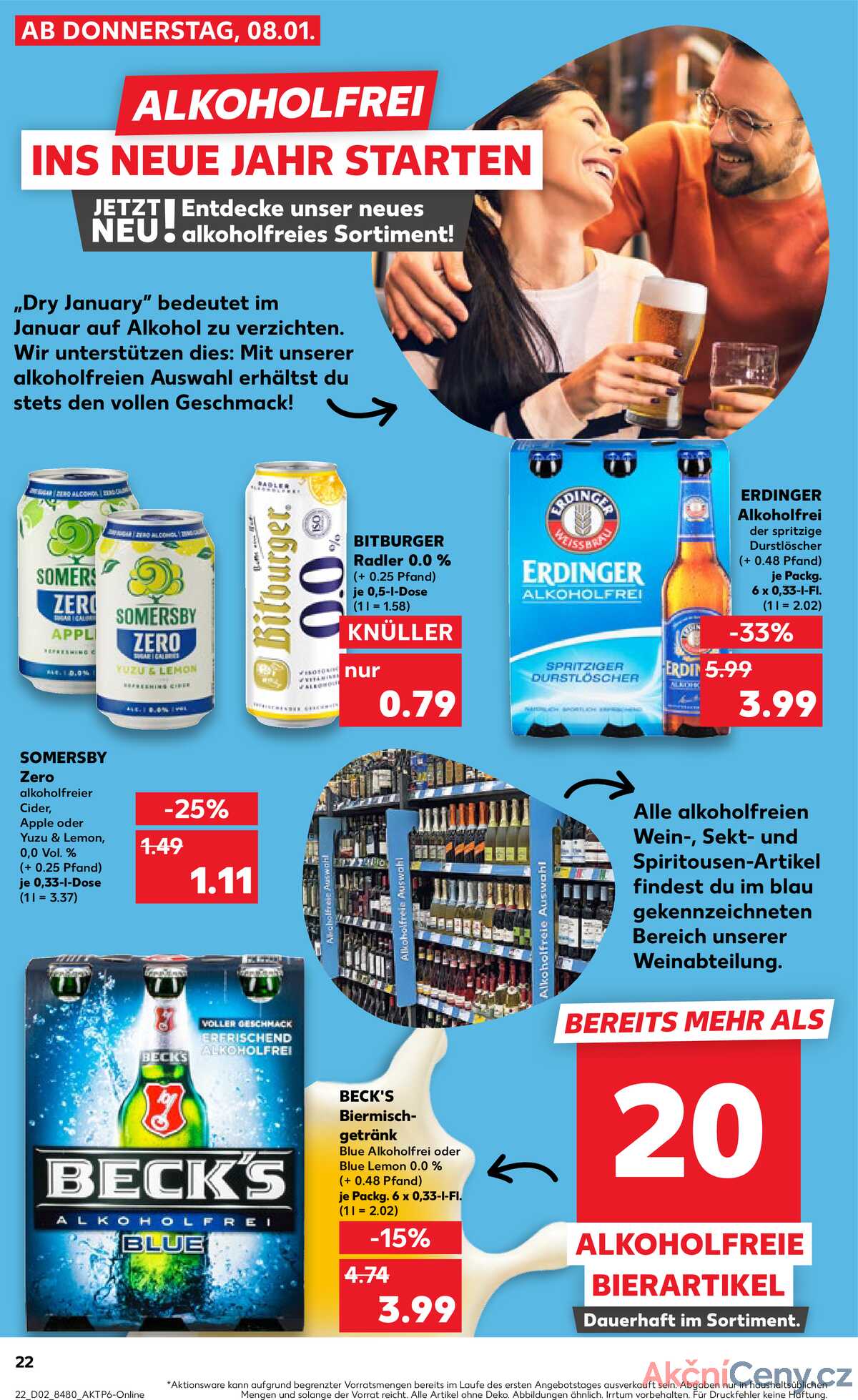 Leták Kaufland Německo 8.1.-14.1.2026 strana 22