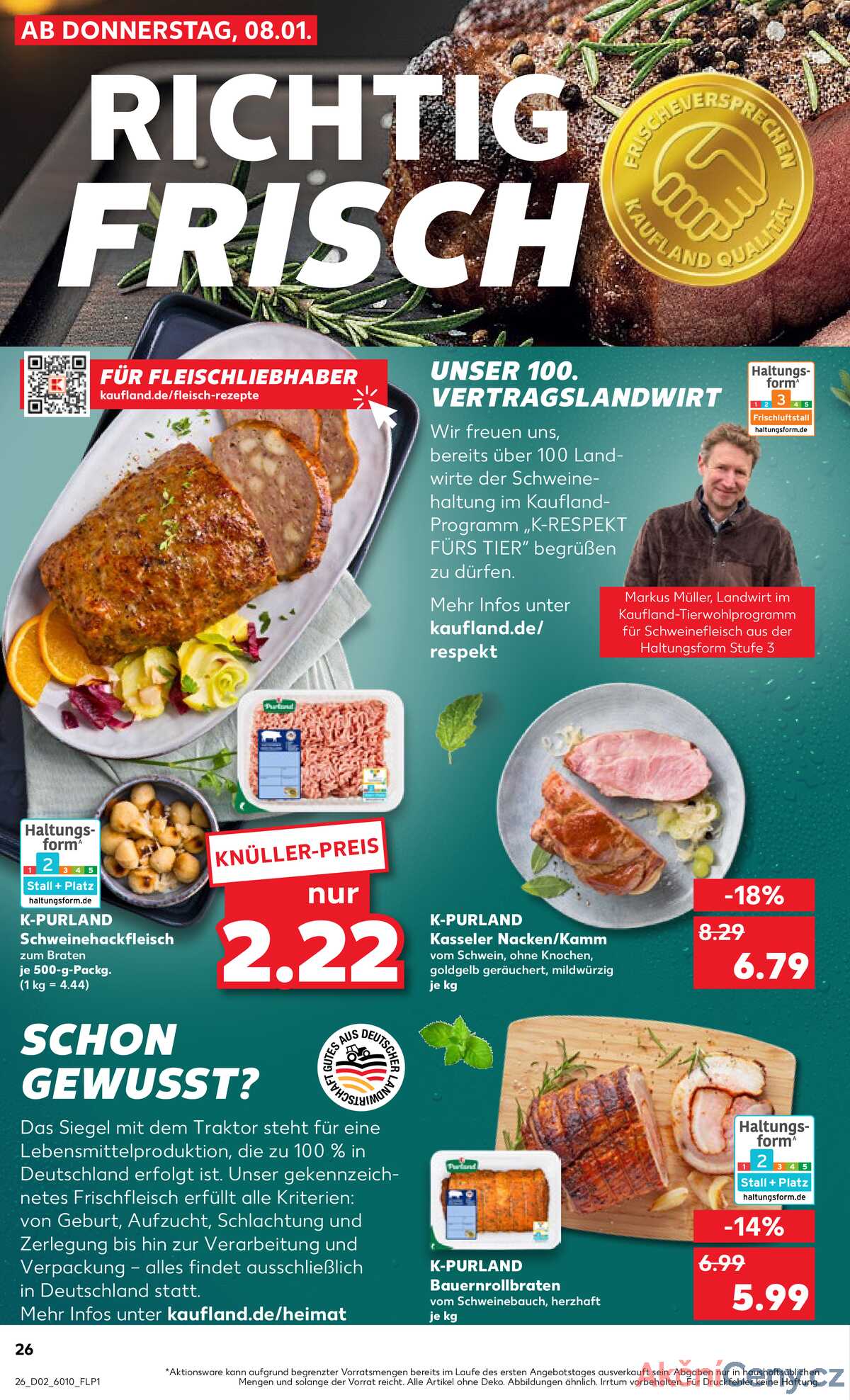 Leták Kaufland Německo 8.1.-14.1.2026 strana 26
